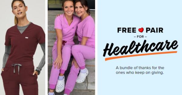 Scrubs & Crocs for Free for Healthcare Workers