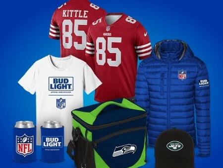 NFL Gear from Bud Light for Free