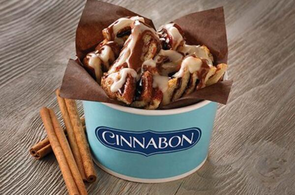Cinnabon Center of the Roll for Free at Pilot Flying J