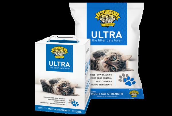 Buy 1, Get 1 Dr. Elsey's Ultra Scoopable Multi-Cat Litter Unscented for ONLY $10 