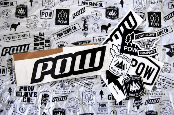Pow Gloves Stickers for Free