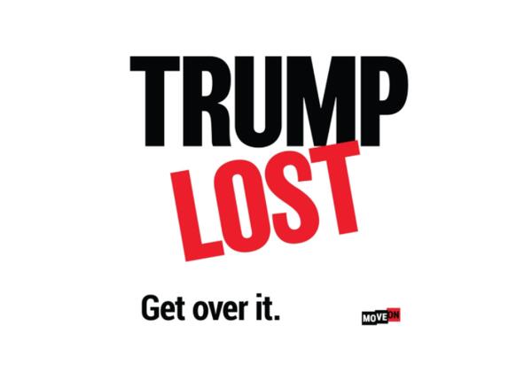 "Trump Lost" Sticker for Free