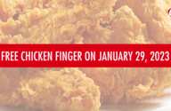Chicken Finger for Free at Raising Cane’s