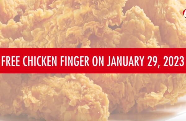 Chicken Finger for Free at Raising Cane’s
