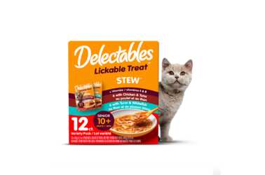 3-Count Hartz Delectables Licking Cat Treat Stew Pouch for Free