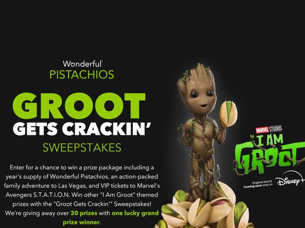 “Groot Gets Crackin’” Sweepstakes