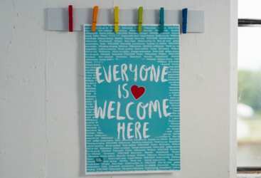 Everyone is Welcome Poster for Free