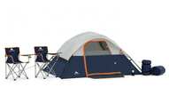 6-Pc Ozark Trail Camping Set in Green (Tent, Table, Chairs & Sleeping Bags) for ONLY $60