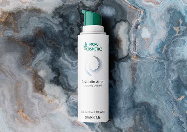 Moro Cosmetics Glycolic Acid Exfoliating Cleanser for Free