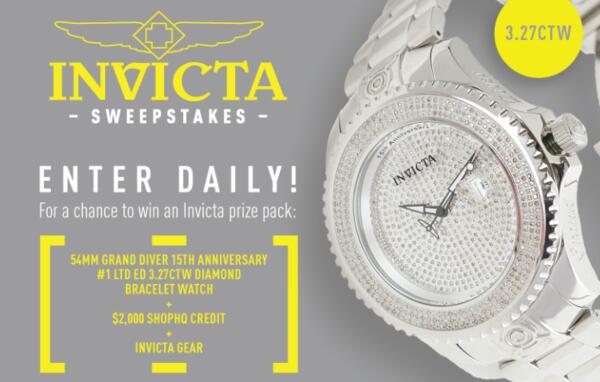 ShopHQ’s Invicta April Sweepstakes 