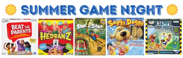 Free Spin Master Summer Game Night Party Pack