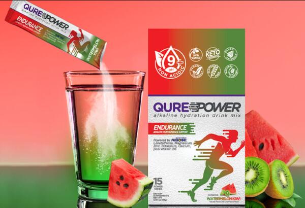 Qure Power Alkaline Hydration Endurance Drink Mix Sample for Free