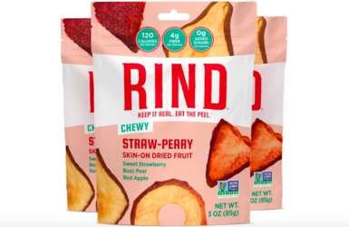 Bag of RIND Straw-Peary for Free at Costco