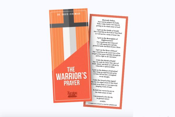 Warrior's Prayer Bookmark for Free from Turning Point