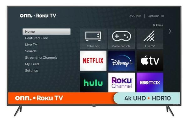 EARLY DEAL: Onn 65″ LED Roku Smart TV HDR for ONLY $249