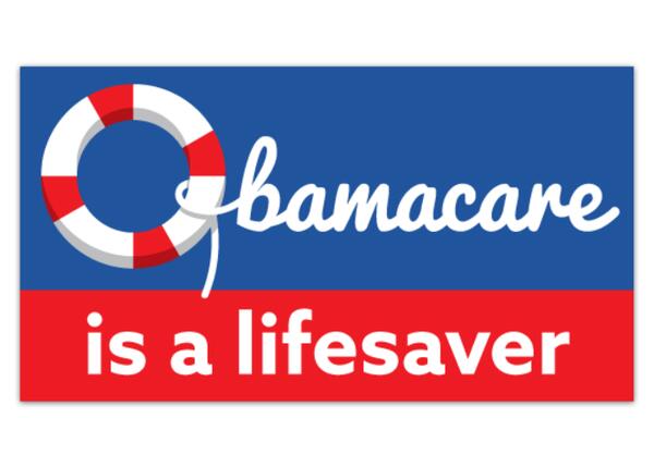 Obamacare Is a Lifesaver Sticker for Free