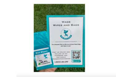 Wags Pet Waste Bags & Hand Wipes Combo for Free