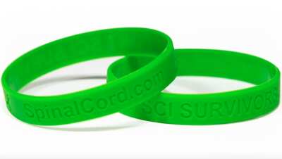 Spinal Cord Injury Awareness Wristband for Free