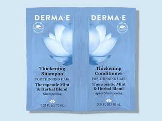 Free Samples of Derma E Thickening Shampoo and Conditioner