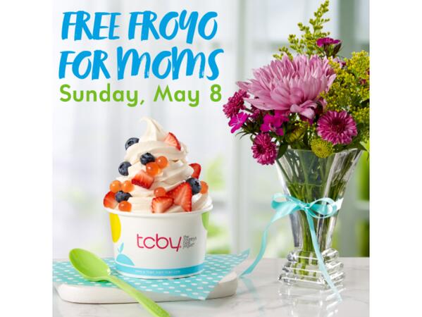 Froyo for Free for Moms at TCBY