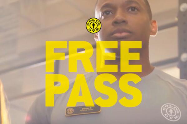 Gold's Gym Day Pass for Free