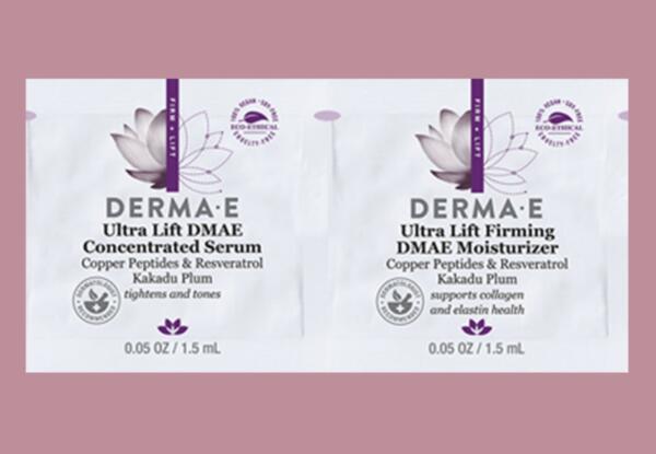 Free Sample of Derma E Firm and Lift Serum and Moisture Duo