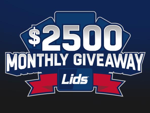 Lids $2,500 Monthly Giveaway