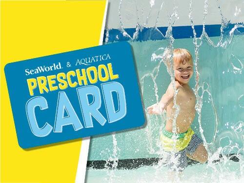 Free 2022 SeaWorld + Aquatica Preschool Card