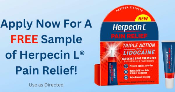 Herpecin L For Cold Sore Pain Relief Sample for Free