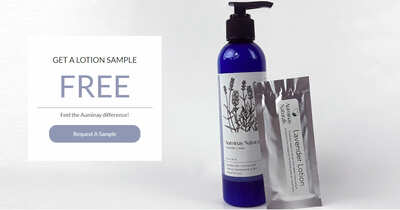 Free Sample of Auminay Naturals Lavender Lotion 