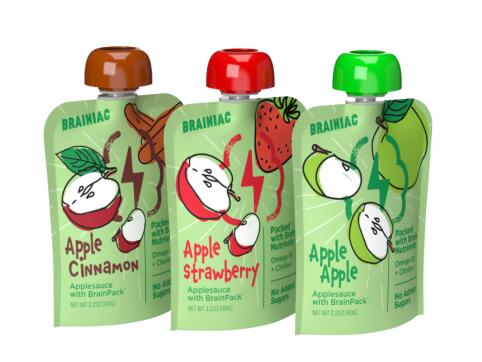 Free 20 pack of Brainiac Foods Applesauce 