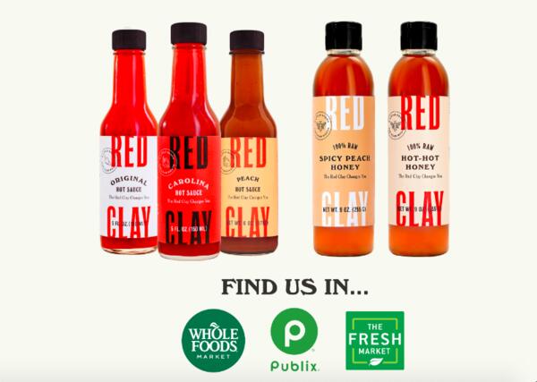 Bottle of Red Clay Hot Sauce or Hot Honey for Free