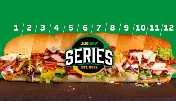 Subway Series Sandwich for Free for Nurses & Teachers
