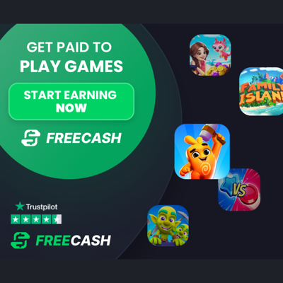 Freecash: get paid for surveys, games, and app offers